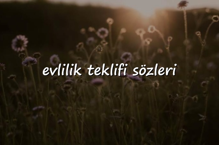 evlilik teklifi sözleri - 2026