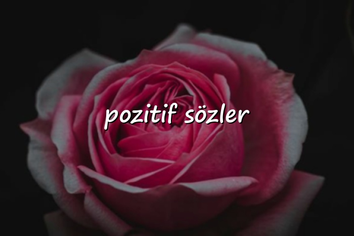 pozitif sözler - 2026